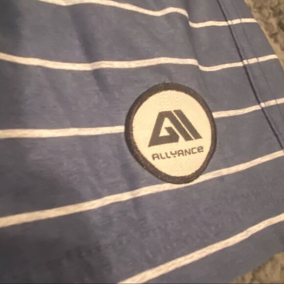Allyance Striped  Board Shorts Men’s Size 34 - Picture 5 of 10